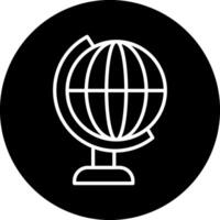 monde globe vecto icône vecteur