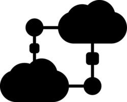 icône de vecteur de nuage