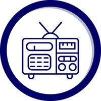 icône de vecteur radio