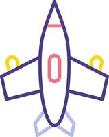 avion vecteur icône