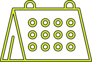 icône de vecteur de calendrier