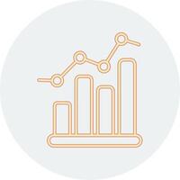 icône de vecteur de graphique à barres