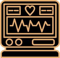 icône de vecteur d'électrocardiogramme