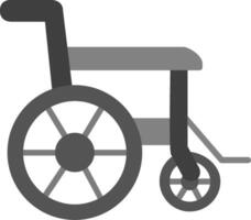 icône de vecteur de fauteuil roulant