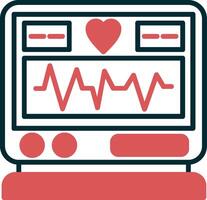 icône de vecteur d'électrocardiogramme