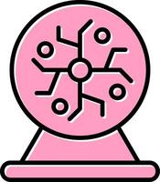 icône de vecteur de boule de plasma