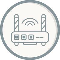 icône de vecteur de routeur wifi