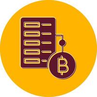 icône de vecteur de crypto-monnaie