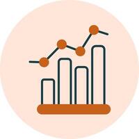 icône de vecteur de graphique à barres