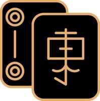 mahjong vecteur icône