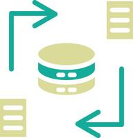 icône de vecteur de synchronisation de données