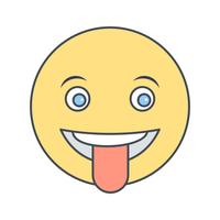 Langue Emoji Vector Icon