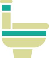 icône de vecteur de toilette