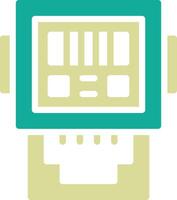 icône de vecteur de compteur électrique