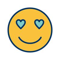 Amour Emoji Vector Icon