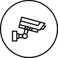 vidéosurveillance caméra vecteur icône vecteur icône