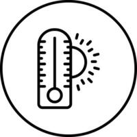 icône de vecteur de temps chaud