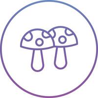 icône de vecteur de champignon