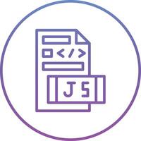 icône de vecteur de fichier javascript