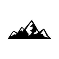 abstrait Montagne logo conception dans plat conception style vecteur