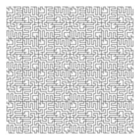 Labyrinthe puzzle Jeu vecteur modèle