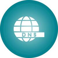 DNS serveur vecteur icône