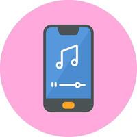 mobile la musique joueur vecto icône vecteur