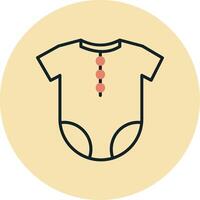 bébé tenue vecto icône vecteur