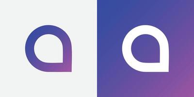 moderne q lettre logo conception vecteur graphique avec pente couleurs