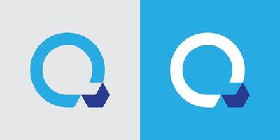 initiale lettre q logo vecteur conception modèle. Créatif moderne branché q typographie