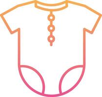 bébé tenue vecto icône vecteur