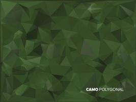 arrière-plan abstrait de camouflage militaire fait de formes géométriques de triangles. illustration vectorielle. vecteur