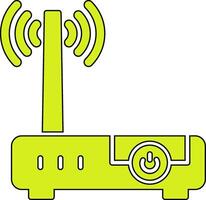 routeur dispositif vecto icône vecteur