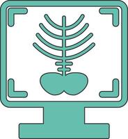 radiographie OS vecto icône vecteur