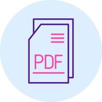 pdf fichier vecto icône vecteur