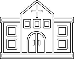 église vecto icône vecteur