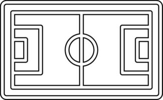 Football pas vecto icône vecteur
