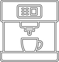 café machine vecto icône vecteur