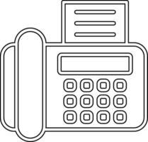 fax machine vecto icône vecteur
