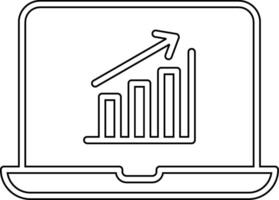 Statistiques vecto icône vecteur