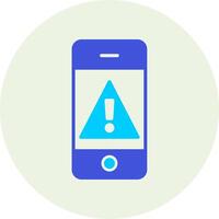 mobile alerte vecto icône vecteur