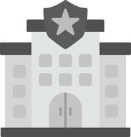police station vecto icône vecteur