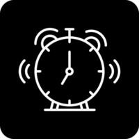 alarme l'horloge vecto icône vecteur