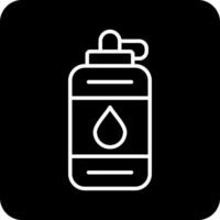 l'eau bouteille vecto icône vecteur