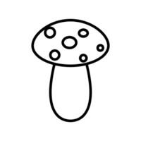 champignon vecteur icône. nourriture illustration signe. champignon symbole ou logo.