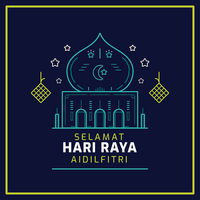 vecteur de hari raya