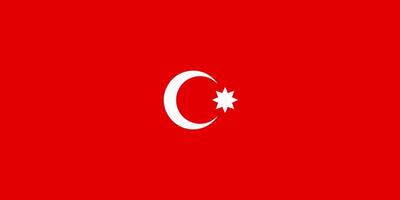 drapeau de le démocratique république de Azerbaïdjan vecteur