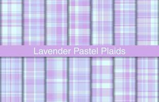 lavande plaid liasses, textile conception, à carreaux en tissu modèle pour chemise, robe, costume, emballage papier imprimer, invitation et cadeau carte. vecteur