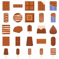 Chocolat pack illustration vecteur