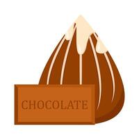 Chocolat sucré illustration vecteur